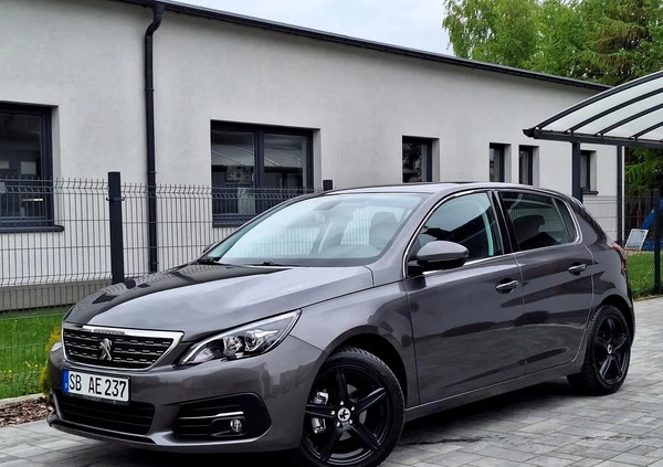 Peugeot 308 cena 45900 przebieg: 70000, rok produkcji 2018 z Radom małe 407